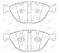 JURID Pastiglie Freno Bremsbelegsatz Frontale per BMW 5er Touring Jaguar