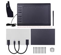 JUROUPI 10x6 Pollici di Grafica Professionale Tablet 12 Espressi con Livelli Supportano la Connessione per Laptop PC (#4)