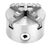 JUROUPI 4inch 100mm 4 Mascella Autocamera di Tornio con Mascelle Extra Che Gira la Macchina Accessoria K12-100