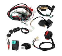 Juroupi Cablaggio Solenoide Bobina Raddrizzatore CDI Kit Adatto per 50cc 70cc 110cc 125cc ATV Quad Bike