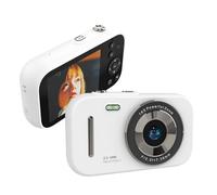 Juroupi Camera Digitale Jurupi 1080p Video Digitale Portatile Digital Camera da 48MP Dual Lens da 2,8 Pollici di Gioco IPS Suonare Musica Ascoltando Batteria Integrata con 32 GB di