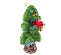 Juroupi Cantare L'Albero di Natale Danzante, 8 Canzoni Electric Canting Plush Christmas Tree for Kids for Christmas Toys (Albero di Natale Sassofono moncone)