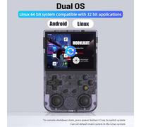 Juroupi Console di Gioco Portatile retrò JURUOPI RG353V da 3,5 Pollici di Gioco IPS Game Player Supporta 5G WiFi 4.2 BT Portable Video Player con lo Streaming di Combattimento Online (#12)