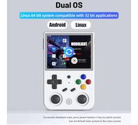 Juroupi Console di Gioco Portatile retrò JURUOPI RG353V da 3,5 Pollici di Gioco IPS Game Player Supporta 5G WiFi 4.2 BT Portable Video Player con lo Streaming di Combattimento Online (#8)