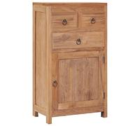 Juroupi Credenza 50x30x90 cm in Legno Massello di Teak,Credenza,Credenza Soggiorno,Credenza Cucina Salvaspazio,Credenza Moderna Soggiorno-287237