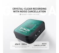 Juroupi G2MEGA 1-TRIGG-2 2.4G Microfono Wireless Clamp/Holder-on Microfono a Clamp/Holder 200m Gamma di Trasmissione da 8 GB Schermata TFT di Memoria Incorporata con Custodia per la