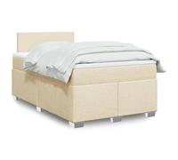 Juroupi Giroletto a Molle con Materasso Crema 120x190 cm in Tessuto,Giroletto a Molle con Materasso,Letto Moderno Struttura,Letto Giroletto Telaio,Letto Struttura-3288125