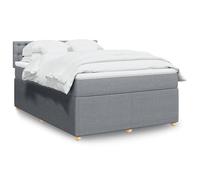 Juroupi Giroletto a Molle con Materasso Grigio Chiaro 160x200cm Tessuto,Giroletto a Molle con Materasso,Letto Moderno Struttura,Letto Giroletto Telaio,Letto Struttura-3289821