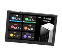 Juroupi IPS USB Mini Schermo 5 Pollici 800x480 TIPO DI RISOLUZIONE C Monitoraggio Dati PC Sub -schermata per AIDA64 White (#2)