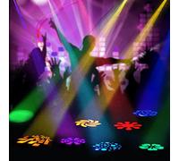 Juroupi JUROUPI -512 MINI LIGHT MOVIMENTO LIGHT 8 Colori Cambiamento LED LED con Forme Automatiche Professional Channel Disco Show 25W AC 100-240 V Active (1)
