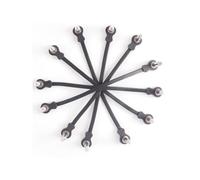 Juroupi JUROUPI 6pcs Guitar Patch Cables 6.35 Mm Interfaccia Ad Angolo Retto Connettori di Riduzione del Rumore Effetto Chitarra Cavi Patch per la Registrazione Musicale (6pcs)