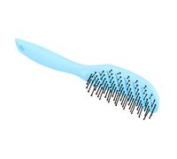 Juroupi Menisco Pettine per Capelli Pettine Bagnato e Asciutto Nylon Styling Parrucchiere Spazzola per Massaggio dei Capelli (Blu)