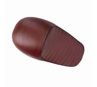 Juroupi Moto PU Pelle Vintage Cafe Racer Refit Sedile Piatto Cuscino da Sella per CG125 GN CG CB400SS (Un tipo)