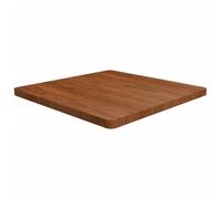 Juroupi Piano Tavolo Quadrato Marrone Scuro 80x80x4cm Rovere Trattato,Piano Tavolo Moderno,Piano per Tavolo,Ideale per Scrivania/Pranzo/Caffè/Cucina-343078