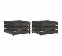 Juroupi Tavoli da Giardino su Pallet 2 pz in Pino Impregnato,Mobili,Mobili da giardino,Mobili e sedie da giardino,Unità per divano componibile da esterno-316198