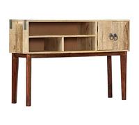 Juroupi Tavolo Consolle 115x30x76 cm in Legno Massello di Mango Grezzo,Tavolo Consolle,Tavolo Consolle Ingresso,Tavolo da Consolle Soggiorno Moderno-282746