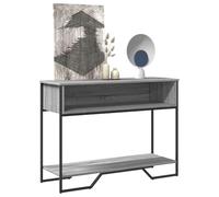 Juroupi Tavolo Consolle Grigio Sonoma 100x35x74,5 cm in Truciolato,Consolle Ingresso,Tavolo Consolle,Mobile Ingresso Moderno,Tavolo Consolle Ingresso-848532