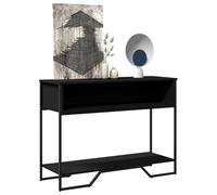 Juroupi Tavolo Consolle Nero 100x35x74,5 cm in Truciolato,Consolle Ingresso,Tavolo Consolle,Mobile Ingresso Moderno,Tavolo Consolle Ingresso-848529