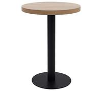 Juroupi Tavolo da Bistrot Marrone Chiaro 60 cm in MDF,Tavolo da Bistrot,Tavolo da Giardino,Tavolo Bistrot Moderne-286421