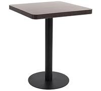 Juroupi Tavolo da Bistrot Marrone Scuro 60x60 cm in MDF,Tavolo da Bistrot,Tavolo da Giardino,Tavolo Bistrot Moderne-286431