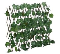 Juroupi Traliccio Foglie Vite Artificiale Espandibile Verde 5pz 190x60,Recinzioni Decorative da Giardino,Artificiale Traliccio,Traliccio Foglie Artificiale Espandibile-366583