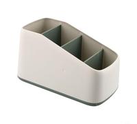 Jurtmy Scatola portaoggetti a 4 scomparti, organizer da scrivania per dormitorio studentesco, telecomando, contenitore portaoggetti da tavolo, contenitore per accessori multimediali per casa, ufficio