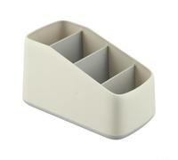 Jurtmy Scatola portaoggetti a 4 scomparti, organizer da scrivania per dormitorio studentesco, telecomando, contenitore portaoggetti da tavolo, contenitore per accessori multimediali per casa, ufficio