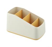 Jurtmy Scatola portaoggetti a 4 scomparti, organizer da scrivania per dormitorio studentesco, telecomando, contenitore portaoggetti da tavolo, supporto per accessori multimediali per casa, ufficio