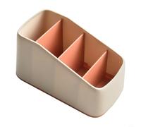 Jurtmy Scatola portaoggetti a 4 scomparti, organizer da scrivania per dormitorio studentesco, telecomando, contenitore portaoggetti da tavolo, supporto per accessori multimediali per casa, ufficio
