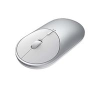 JUSHZ Mouse Wireless Mouse Bluetooth Usb Ergonomico Senza Fili Bluetooth Usb Fotoelettrico Rotellina Tattile Copri Bottone Magnetico Ricevitore (109.8×60×25.7mm,silver)