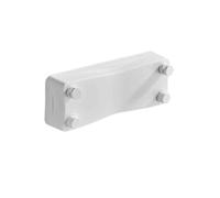 JUSHZ Stendibiancheria da Esterno Parete Retrattile Filo per Stendere Bucato Stendino Stendi Biancheria Allungabile Stendi Panni per Lenzuola Plastica Salvaspazio Regolabile Balcone (White)