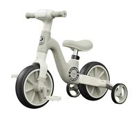 JUSKAQZYI bici per bambini Auto senza pedali for bambini dai 2 agli 8 anni, bicicletta for bambini, auto senza pedali o triciclo con musica monopattini(Groen)