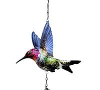 JUSKAQZYI Campane a Vento Campanelli eolici a Forma di Colibrì, campanelli eolici da Giardino for Decorazioni for Feste, Regali di San Valentino, Natale(Green)
