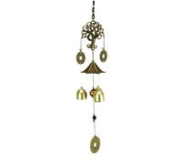 JUSKAQZYI Campane a Vento Campanelli eolici da Esterno, Albero della Fortuna, campanelli eolici, Decorazioni Natalizie, Decorazioni da Appendere for la casa, Giardino(ColorA)