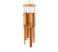 JUSKAQZYI Campane a Vento Campanelli eolici in bambù, Regali commemorativi for la Mamma, campanelli eolici in Legno con Melodia dal Suono Profondo for Interni ed Esterni