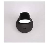 JUSKAQZYI Lampada da Parete Girevole for Lettura da Comodino, Moderna Applique da Parete a LED, apparecchio di Illuminazione Regolabile for Soggiorno, Patio e Giardino