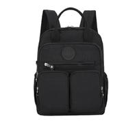 JUSKAQZYI sacchetto Zaino Casual Alla Moda, Resistente All'acqua Con Tasche Multiple For La Scuola, I Viaggi, L'università, All'aperto, Zaino For Laptop For Uomini E Donne rucksack(Svart)
