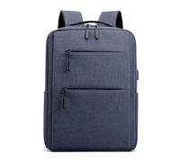 JUSKAQZYI sacchetto Zaino for laptop, sottile e resistente, da lavoro, da viaggio, con porta USB, for computer universitario, adatto for notebook da 15,6 pollici rucksack(Donker Blauw)