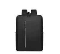 JUSKAQZYI sacchetto Zaino moderno da viaggio for laptop da uomo e da donna, resistente zaino Oxford con porta USB, disponibile in blu, nero e grigio. rucksack(Svart)