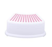 JUSKAQZYI Scala Pieghevole Sgabello for Bambini con Base Antiscivolo e Design Sagomato for l'addestramento al vasino e Sgabello ausiliario for lavandino Che Aumenta l'altezza Scala(Roze)