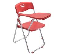 JUSKAQZYI sedia pieghevole 2 sedie pieghevoli con tavoletta for scrivere, struttura in ferro for ufficio, scuole, sale giochi, asili nido, sedute for riunioni ed eventi interno(Rot)