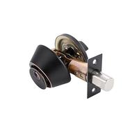 JUSKAQZYI serratura porta Deadbolt Lock Round Exterior Keyed Front Entry Door, Pick Resistant Rekey Security For Bathroom And Any Door interna