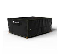 Juskys Copertura per mobili da giardino 200x160x75 cm - UV-protetta, impermeabile 1500 mm, ventilata, facile da pulire, fissaggio sicuro