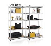 Juskys Sistema di scaffali Basic per magazzino, dimensioni: 180 x 90 x 40 cm