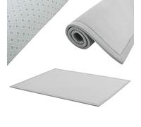 Juskys tappeto morbido e antiscivolo da 220x180 cm per gattonare, ideale per bambino, neonato, yoga - Grigio