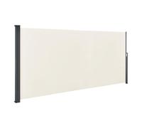 Juskys Tenda laterale Dubai 500 x 200 cm, allungabile, oscurante, per balcone e terrazza, tenda avvolgibile laterale con supporto a parete, colore: beige