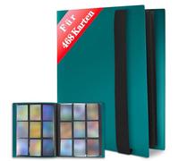 JUSONEY Sample Card Album - 468 Pockets Sample album 26 Seiten Pro 9 Pocket mit Wasserdichte Turkey Buchdeckel Perfect Sample on the Karten Future MTG Magic, f r Match Atta (Turks)