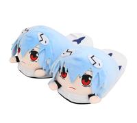JUSONGKWCP Evangelions Pantofole in Cotone Anime Evangelions Figure Warm Slippers Pantofole in Memory Foam, Size 35-42