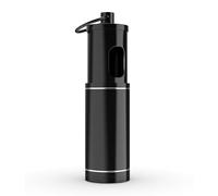 Juspota Posacenere Portatile, Mini Portacenere Tascabile Antiodore, Portacenere in Metallo con Portachiavi per Viaggi, Escursioni, Gite, Nero