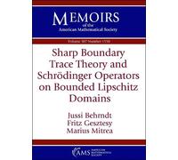 Jussi Behrndt F Sharp Boundary Trace Theory and Schrodinger Operator (Tascabile)